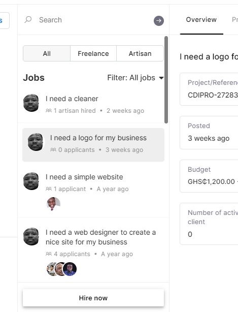 Job/project management